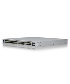 Ubiquiti UniFi Managed 48-port Gigabit PoE+ Switch, 40-port PoE+, 8-port PoE++, 4×10G SFP+, Touchscreen LCD, Rackmount, 600W (USW-PRO-48-POE-Gen2)