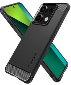 Spigen Rugged Armor, matte black - Xiaomi Redmi Note 13 Pro 5G / POCO X6 5G