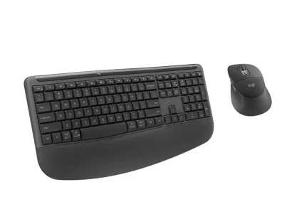 Logitech MK880 Signature Comfort Plus bluetooth bežična tipkovnica+miš, graphite (920-014161)