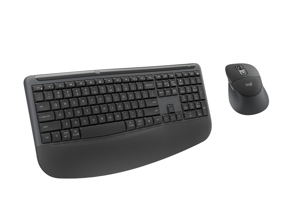 Logitech MK880 Signature Comfort Plus bluetooth bežična tipkovnica+miš, graphite (920-014161)