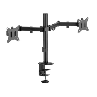 BIT FORCE nagibno-okretni stolni nosač za 2 17“- 32“ monitora, do 9kg (po monitoru) (BRACKET DMM-32-2M)