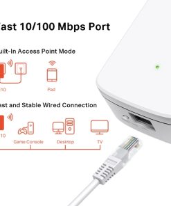 Mercusys ME10 bežični pojačivač dometa (Range Extender) 300Mbps (2.4GH), IEEE 802.11b/g/n 2.4 GHz, 1×LAN,