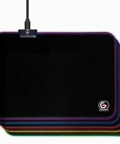 Gembird Gaming mouse pad with LED light effect, Medium-size