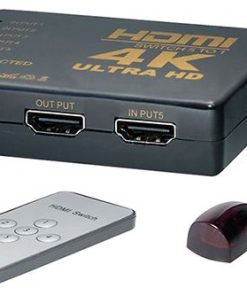 Transmedia 5-way HDMI Switch 4K@30Hz