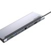 Vention Multi-function USB-C to HDMI VGA USB-C Gen 1 USB 3.0x2 USB 2.0 RJ45 SD TF TRRS 3.5mm PD Docking Station 0,25m