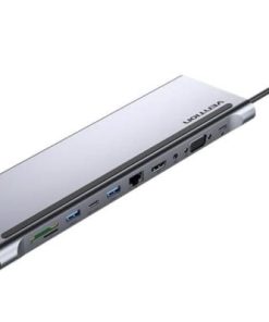 Vention Multi-function USB-C to HDMI VGA USB-C Gen 1 USB 3.0x2 USB 2.0 RJ45 SD TF TRRS 3.5mm PD Docking Station 0,25m