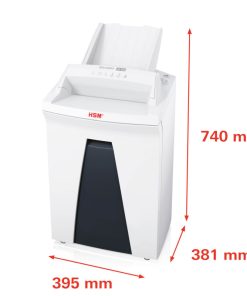 HSM securio AF150 uništavač dokumenata + CD medija, trakasti + poprečni rez, 4.5×30mm, razina sigurnosti E-3/F-1/O-3/P-4/T-4, automatski uvlakač papira, kapacitet 35l