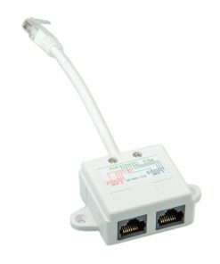 Roline VALUE Y (T) adapter Cat.5e/Class D, 1×RJ45 - 2×RJ45, M/F, UTP, bijeli