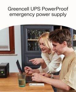 Green Cell UPS (UPSLP480) 750VA/480W, Pure sine wave, Line Interactive AVR, PowerProof with LCD