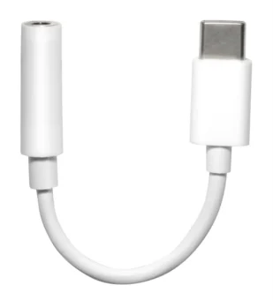 Transmedia USB type C plug – 3,5mm stereo Headphone adapter