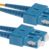 NFO Patch cord, SC UPC-SC UPC, Singlemode 9 125, G.657A2, Duplex, 10m
