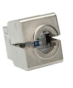 Roline RJ45 Keystone konektor Cat.6/Class E, STP (tool-free), srebrni
