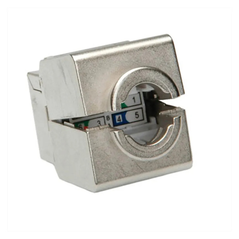 Roline RJ45 Keystone konektor Cat.6/Class E, STP (tool-free), srebrni