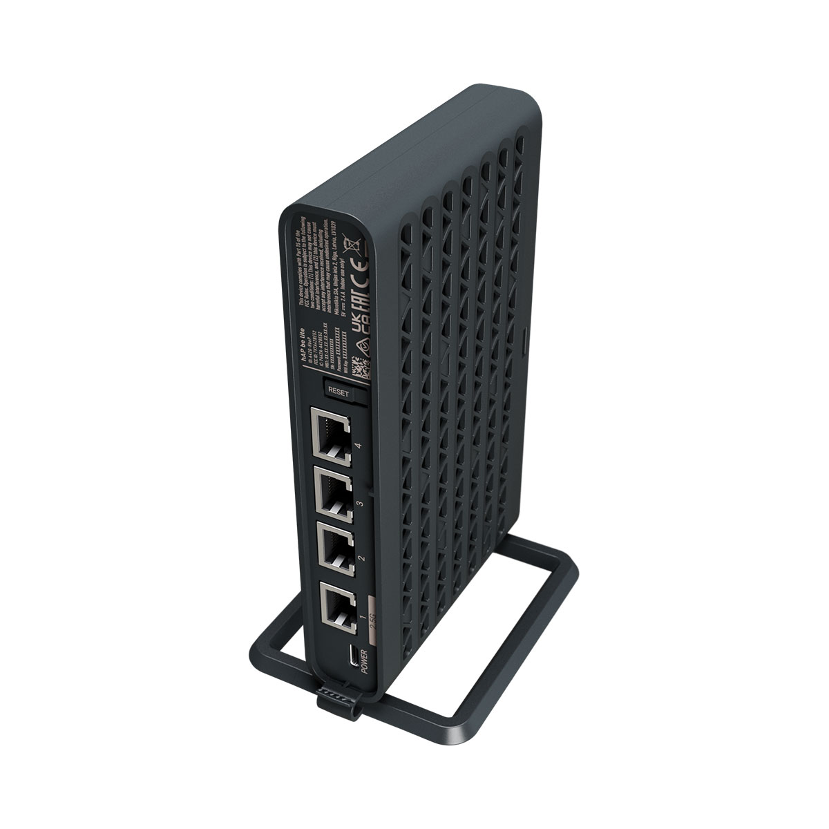 MikroTik hAP be lite (A42G-HbeP) (2026) Wi-Fi 7 Ruter, 3x 10/100/1000 Ethernet, 2.5G Ethernet, Dual-Band, 512MB RAM, 2xUSB-A, USB-C, metalno kućište, ARM