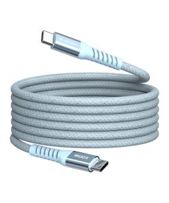 Verbatim Sync & Charge Magnetic kabel USB-C na USB-C, M/M, 100W PD3.0/QC3.0, plavi, 1.2m