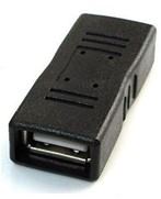 Gembird USB 2.0 coupler, black
