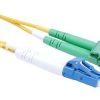 NFO Patch cord, LC UPC-LC APC, Singlemode 9 125, G.657A2, 3mm, Duplex, 3m