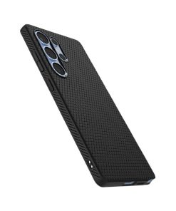Spigen Liquid Air, matte black - Samsung Galaxy S25 Ultra (ACS08953)