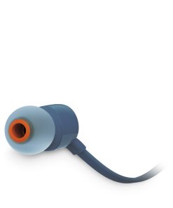 JBL T110E, in-ear slušalice s mikrofonom i upravljanjem s jednom tipkom, plave