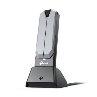 TP-Link BE6500 Archer TBE400UH Wi-Fi 7 High Gain Wireless USB Adapter, 2882Mbps/2882Mbps/688Mbps (2.4GHz/5GHz/6GHz), 2× High-Gain Tri-Band Antennas