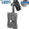 Transmedia Folding Suspension Bracket for Flat Screens 19" - 43"