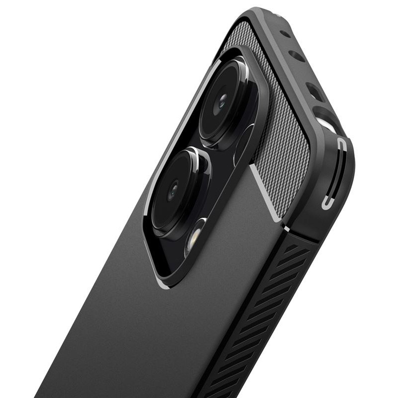 Spigen Rugged Armor, matte black - Xiaomi Redmi Note 13