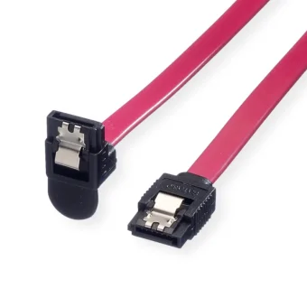 Roline SATA 6.0Gbit/s kabel, kutni, 1.0m