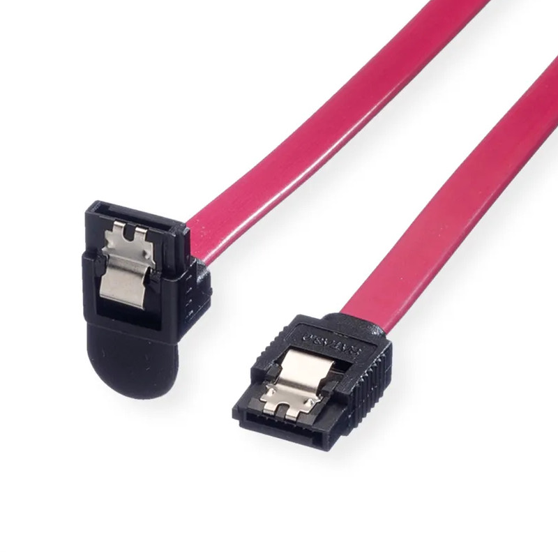 Roline SATA 6.0Gbit/s kabel, kutni, 1.0m