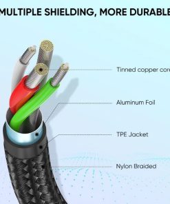 UGREEN USB-C (M) na USB-A (M) pleteni kabel MFi, 1.0m