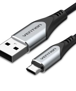Vention USB 2.0 A Male to Micro-B Male Cable 2M Gray
