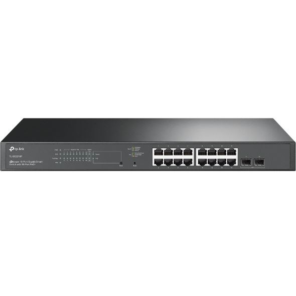 TP-Link JetStream 18-Port Gigabit Smart Switch with 16-Port PoE