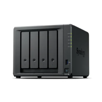 Synology DS925+ DiskStation 4-bay NAS server/2 x M.2 NVMe SSD slot, CPU AMD Ryzen V1500B 4-core 2.2 GHz, 4 GB DDR4 SODIMM, 2x RJ-45 2.5 GbE LAN, 2x USB 3.2