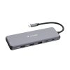 Verbatim USB-C Pro Multiport 13-port Hub, 2×HDMI, 1×DP, 1×RJ45, 3×USB-A 3.2 Gen1, 1×USB-A 3.2 Gen2, 2×USB-A 2.0, 1×Audio, 2×USB-C (PD 100W) CMH-13