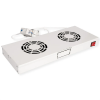Roline 19" ventilacijski modul s 2 ventilatora i termostatom, sivi