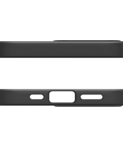 Spigen Liquid Air, zaštitna maska za telefon, mat crna - iPhone 17e/16e (ACS09161)
