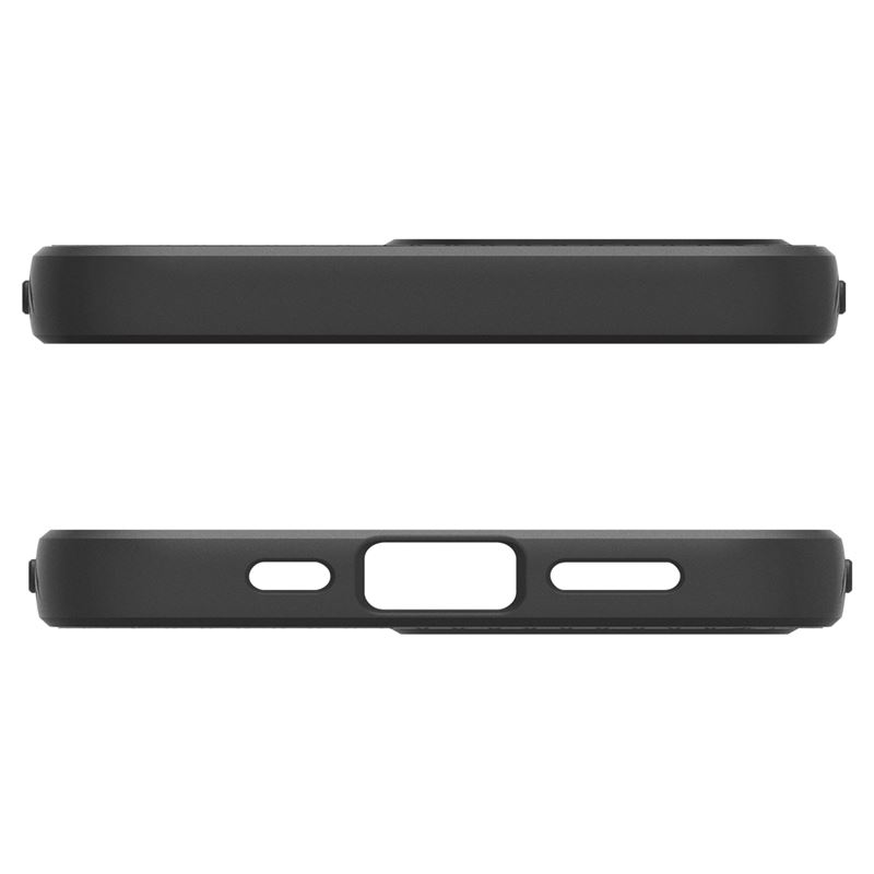 Spigen Liquid Air, zaštitna maska za telefon, mat crna - iPhone 17e/16e (ACS09161)