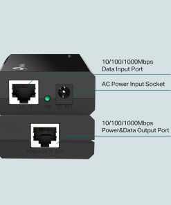 TP-Link PoE Injector adapter, IEEE 802.3af compliant, plastično kućište