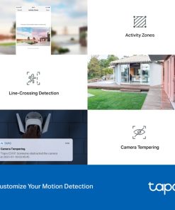TP-Link Tapo C310 kamera UHD 3MP, H.264, Advanced Night Vision, microSD, dvosmjerni audio, detekcija pokreta, vodootporna IP66, Wi-Fi, Tapo app