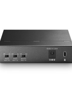 TP-Link 5-port Desktop preklopnik (Switch), 5×10/100M RJ45 ports + 4 PoE ports, metalno kućište (58W)