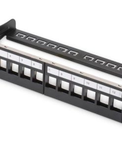 DIGITUS Modular Patch Panel, 12-port, 10", blank, 1U