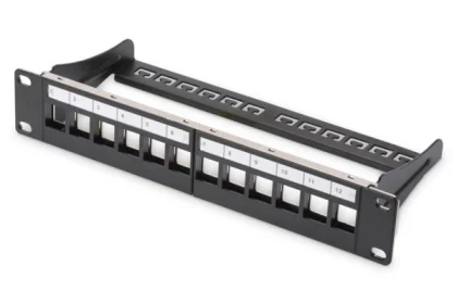 DIGITUS Modular Patch Panel, 12-port, 10", blank, 1U