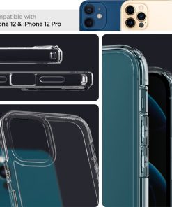 Spigen Ultra Hybrid, zaštitna maska za telefon, prozirna - iPhone 12/Pro