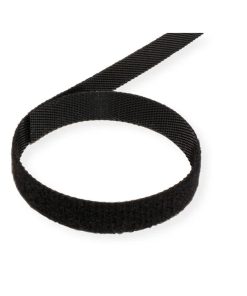 Roline VALUE čičak traka za kablove, širina 10mm, 25m, crna