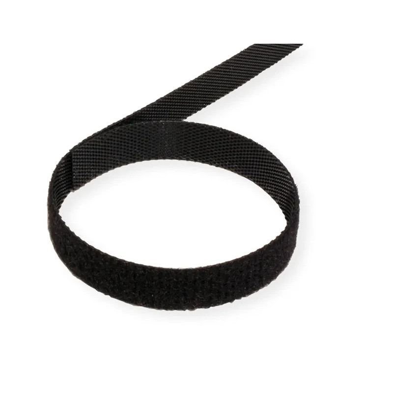 Roline VALUE čičak traka za kablove, širina 10mm, 25m, crna