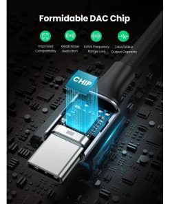 UGREEN adapter USB-C na 3.5mm, 10cm