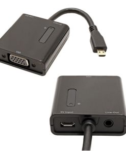 Roline VALUE adapter/kabel Micro HDMI - VGA, M/F, 0.15m