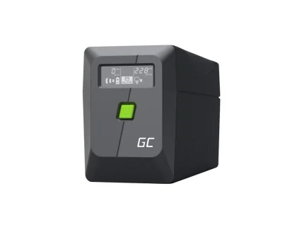 Green Cell UPS (UPSLM360) 650VA/360W, Modified sine wave, Line Interactive AVR, LCD