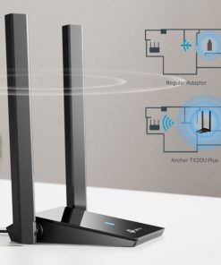 TP-Link AX1800 Archer TX20U Plus bežični Dual-Band USB2.0 adapter 574Mbps/1201Mbps (2.4GHz/5GHz), IEEE 802.11a/b/g/n/ac/ax, WEP, WPA/WPA2/WPA3, WPA-PSK/WPA2-PSK