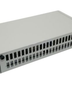 NFO Patch Panel 2U 19" - 48x SC Duplex, Pull-out, 2 trays