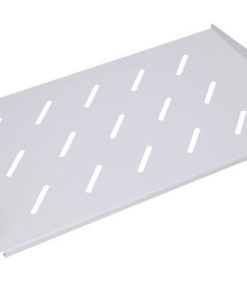 NaviaTec 19" polica za mrežni ormar, 250 mm, 1U, Cantilever, siva